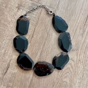 Vintage Nature‎ Agate Semi Precious Polished Gemstone Necklace Beautiful 20”